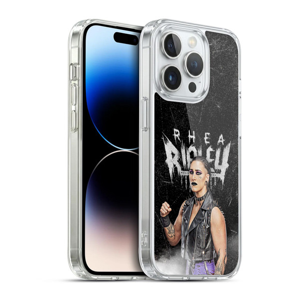 WWE Rhea Ripley Portrait Soft Gel Case for Apple iPhone 14 Pro & MagSafe