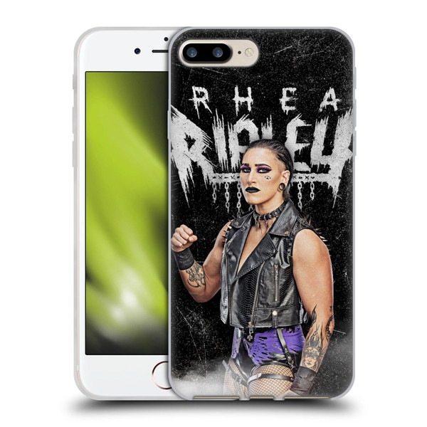 WWE Rhea Ripley Portrait Soft Gel Case for Apple iPhone 7 Plus / iPhone 8 Plus & MagSafe