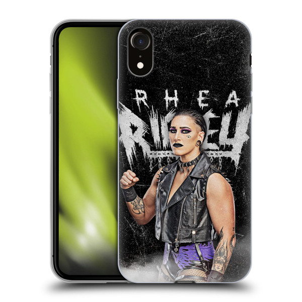 WWE Rhea Ripley Portrait Soft Gel Case for Apple iPhone XR