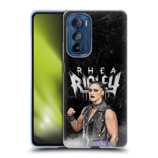 WWE Rhea Ripley Portrait Soft Gel Case for Motorola Edge 30