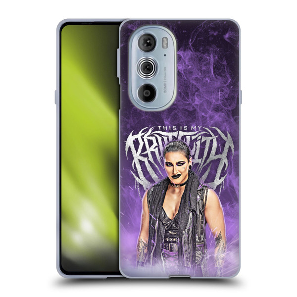WWE Rhea Ripley This Is My Brutality Soft Gel Case for Motorola Edge X30