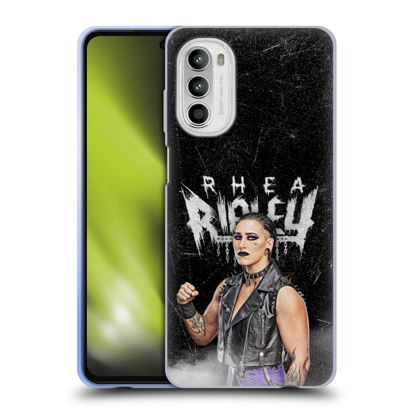 WWE Rhea Ripley Portrait Soft Gel Case for Motorola Moto G52