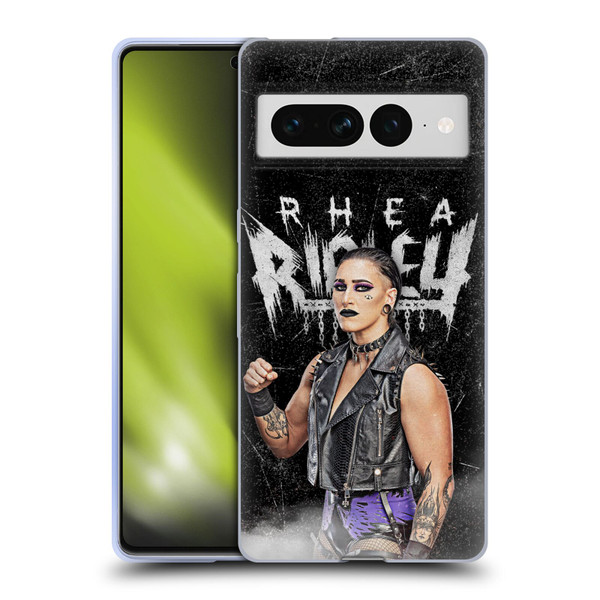 WWE Rhea Ripley Portrait Soft Gel Case for Google Pixel 7 Pro