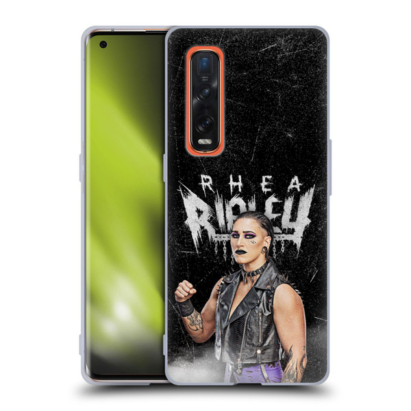 WWE Rhea Ripley Portrait Soft Gel Case for OPPO Find X2 Pro 5G