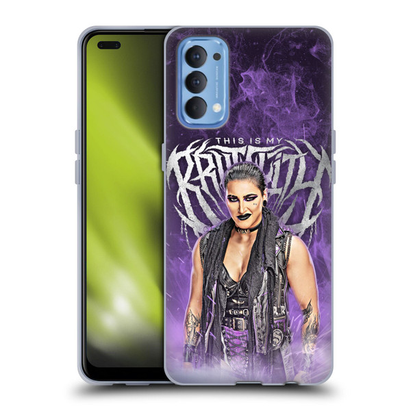 WWE Rhea Ripley This Is My Brutality Soft Gel Case for OPPO Reno 4 5G