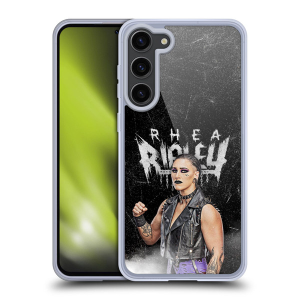 WWE Rhea Ripley Portrait Soft Gel Case for Samsung Galaxy S23+ 5G & MagSafe