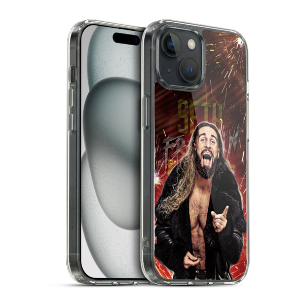WWE Seth Rollins LED Soft Gel Case for Apple iPhone 15 & MagSafe