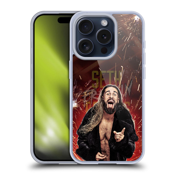 WWE Seth Rollins LED Soft Gel Case for Apple iPhone 15 Pro