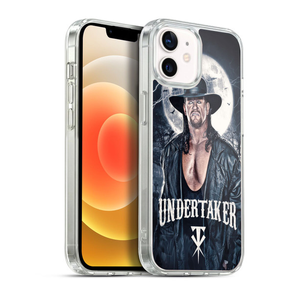 WWE The Undertaker Portrait Soft Gel Case for Apple iPhone 12 / iPhone 12 Pro & MagSafe