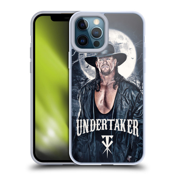 WWE The Undertaker Portrait Soft Gel Case for Apple iPhone 12 Pro Max