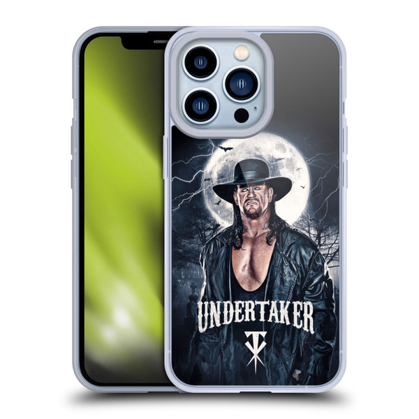 WWE The Undertaker Portrait Soft Gel Case for Apple iPhone 13 Pro