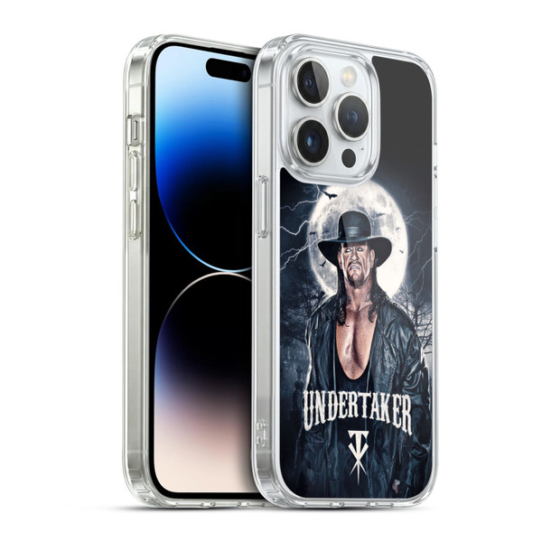WWE The Undertaker Portrait Soft Gel Case for Apple iPhone 14 Pro & MagSafe