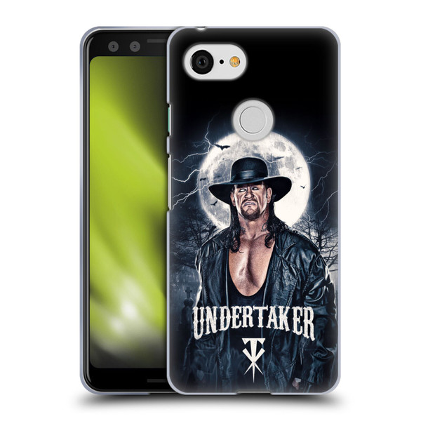 WWE The Undertaker Portrait Soft Gel Case for Google Pixel 3