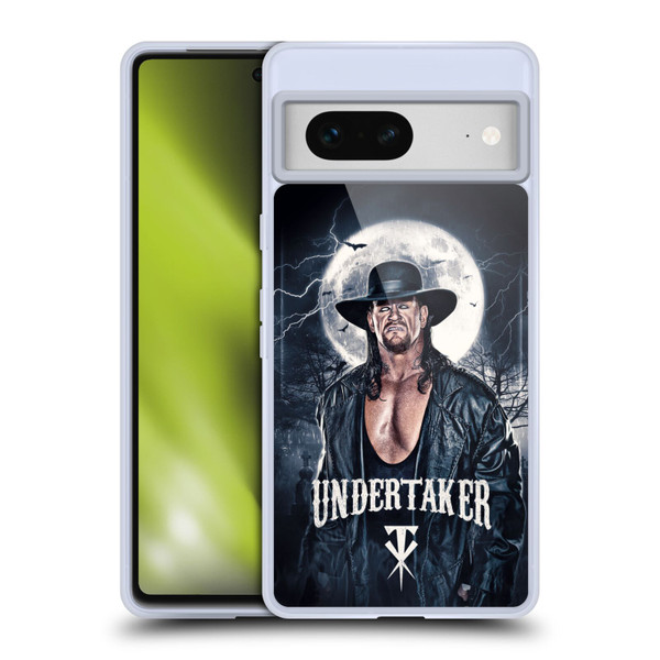 WWE The Undertaker Portrait Soft Gel Case for Google Pixel 7