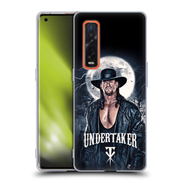 WWE The Undertaker Portrait Soft Gel Case for OPPO Find X2 Pro 5G