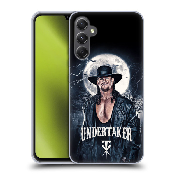 WWE The Undertaker Portrait Soft Gel Case for Samsung Galaxy A34 5G