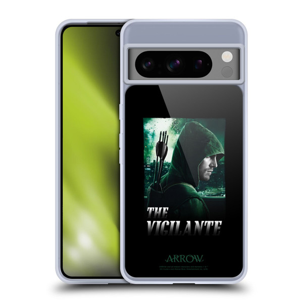 Arrow TV Series Graphics The Vigilante Soft Gel Case for Google Pixel 8 Pro