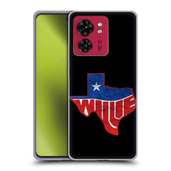 Willie Nelson Grunge Texas Soft Gel Case for Motorola Moto Edge 40