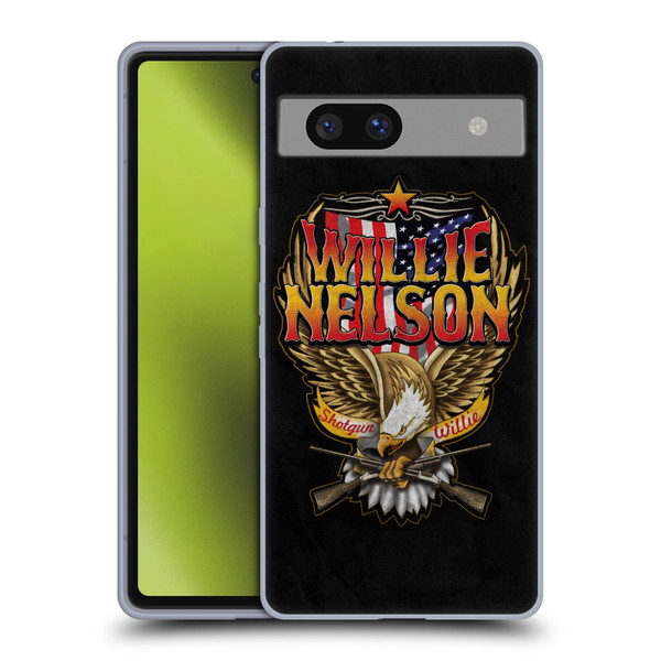 Willie Nelson Grunge Eagle Soft Gel Case for Google Pixel 7a