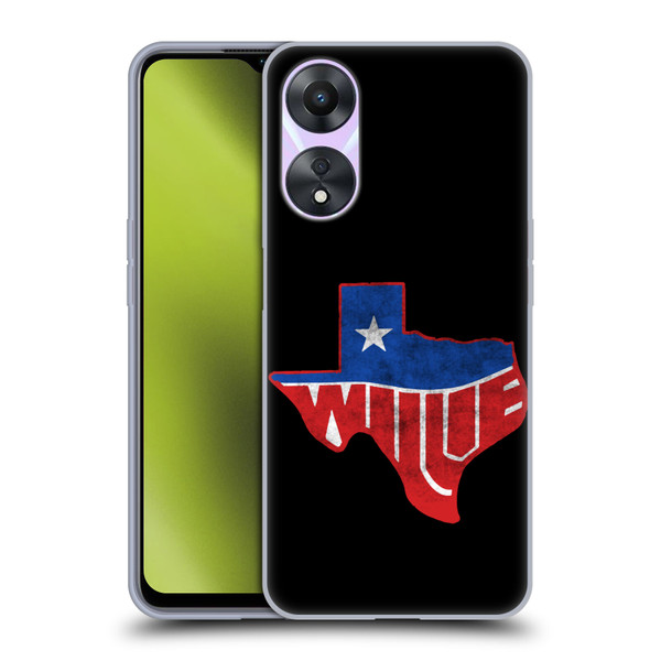 Willie Nelson Grunge Texas Soft Gel Case for OPPO A78 5G