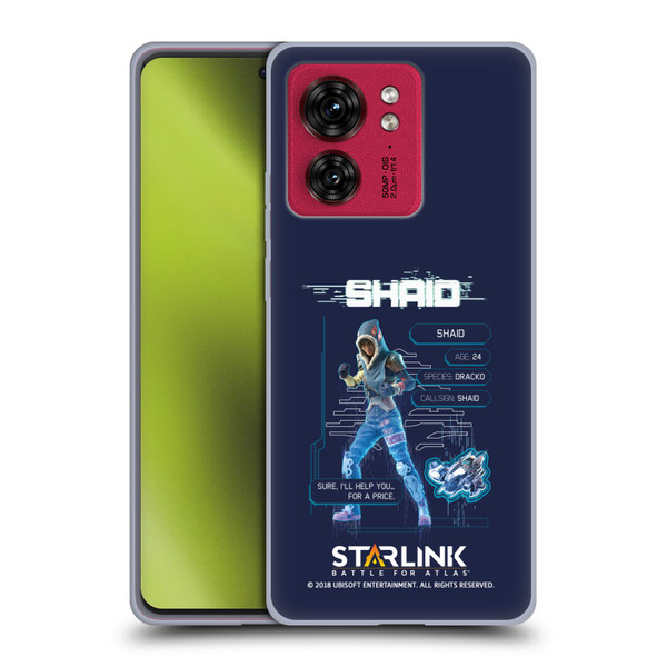 Starlink Battle for Atlas Character Art Shaid 2 Soft Gel Case for Motorola Moto Edge 40