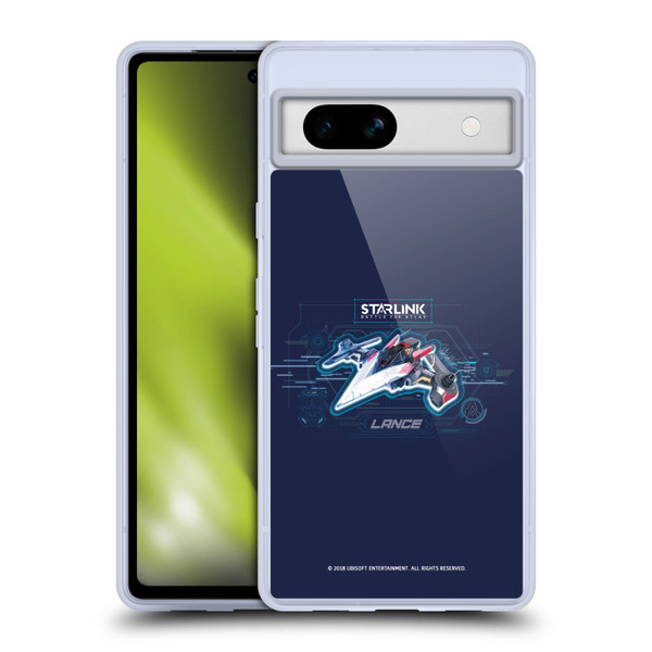 Starlink Battle for Atlas Starships Lance Soft Gel Case for Google Pixel 7a