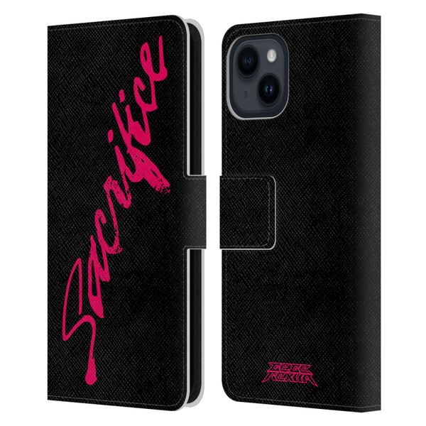 Bebe Rexha Key Art Sacrifice Leather Book Wallet Case Cover For Apple iPhone 15