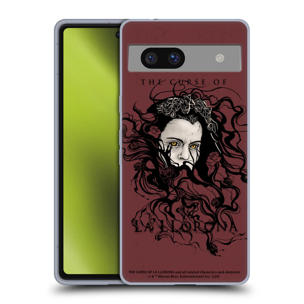 The Curse Of La Llorona Graphics Weeping Lady Soft Gel Case for Google Pixel 7a