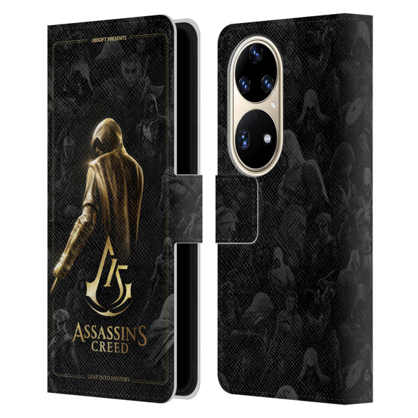 Assassin's Creed 15th Anniversary Graphics Key Art Leather Book Wallet Case Cover For Huawei P50 Pro