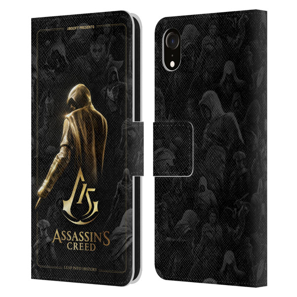 Assassin's Creed 15th Anniversary Graphics Key Art Leather Book Wallet Case Cover For Apple iPhone XR
