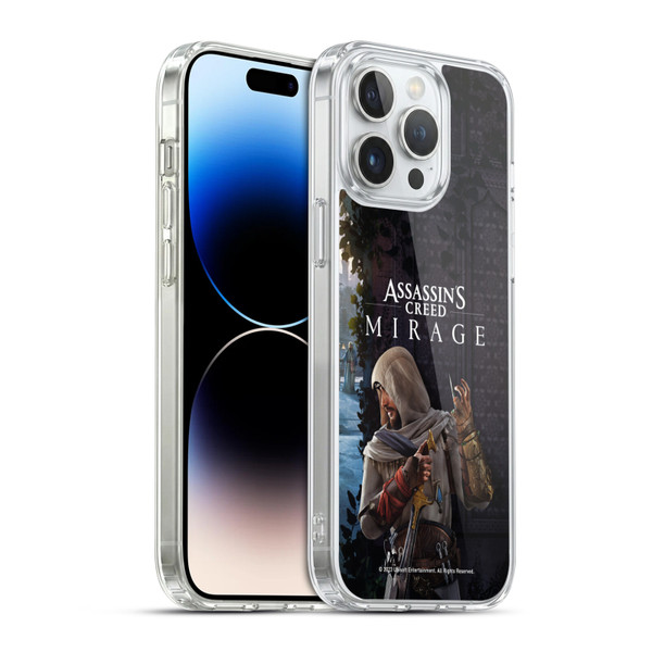 Assassin's Creed Mirage Graphics Basim Poster Soft Gel Case for Apple iPhone 14 Pro Max & MagSafe