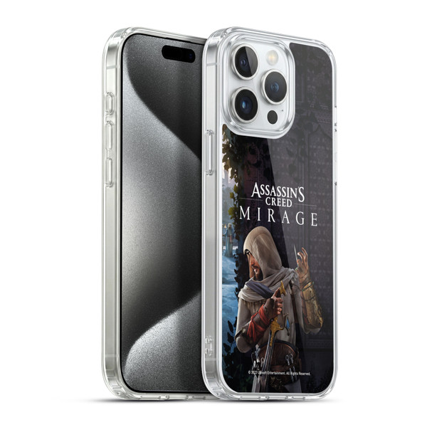 Assassin's Creed Mirage Graphics Basim Poster Soft Gel Case for Apple iPhone 15 Pro Max & MagSafe