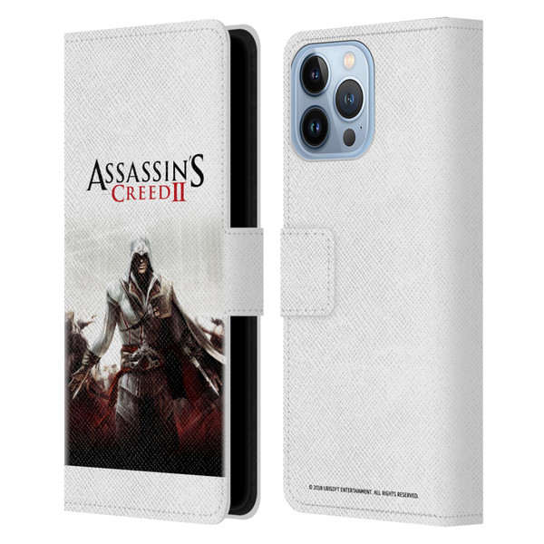 Assassin's Creed II Key Art Ezio 2 Leather Book Wallet Case Cover For Apple iPhone 13 Pro Max