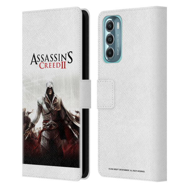 Assassin's Creed II Key Art Ezio 2 Leather Book Wallet Case Cover For Motorola Moto G Stylus 5G (2022)