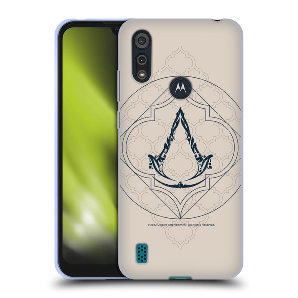 Assassin's Creed Graphics Crest Soft Gel Case for Motorola Moto E6s (2020)