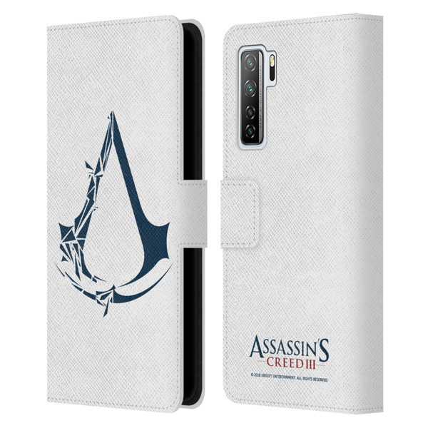 Assassin's Creed III Logos Geometric Leather Book Wallet Case Cover For Huawei Nova 7 SE/P40 Lite 5G