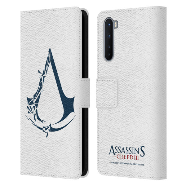 Assassin's Creed III Logos Geometric Leather Book Wallet Case Cover For OnePlus Nord 5G