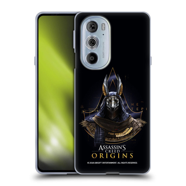 Assassin's Creed Origins Character Art Hetepi Soft Gel Case for Motorola Edge X30