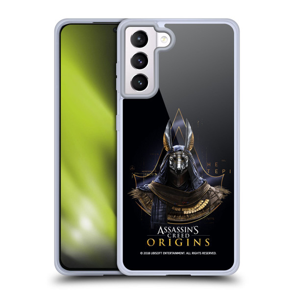Assassin's Creed Origins Character Art Hetepi Soft Gel Case for Samsung Galaxy S21+ 5G