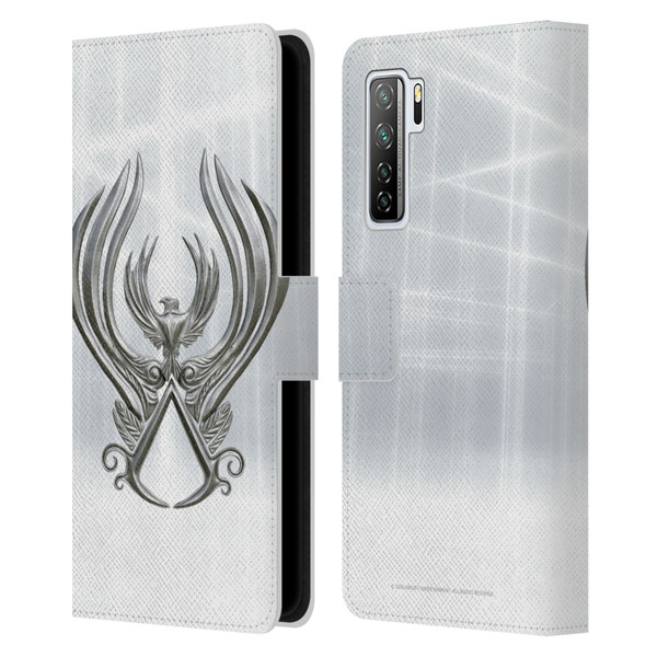 Assassin's Creed Brotherhood Logo Main Leather Book Wallet Case Cover For Huawei Nova 7 SE/P40 Lite 5G