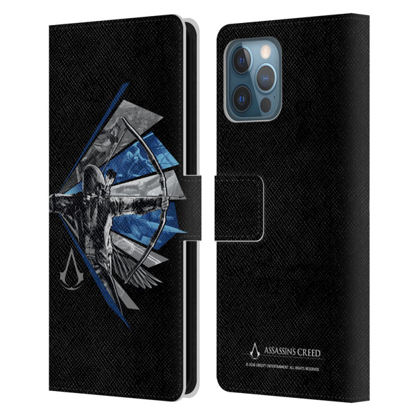 Assassin's Creed Legacy Character Artwork Bow Leather Book Wallet Case Cover For Apple iPhone 12 Pro Max