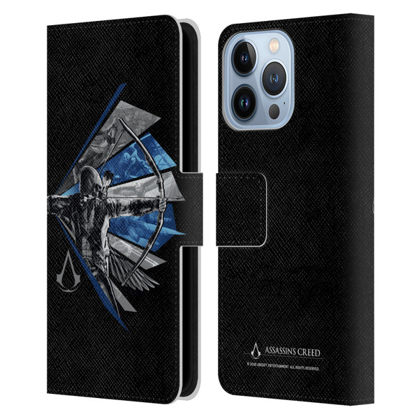Assassin's Creed Legacy Character Artwork Bow Leather Book Wallet Case Cover For Apple iPhone 13 Pro