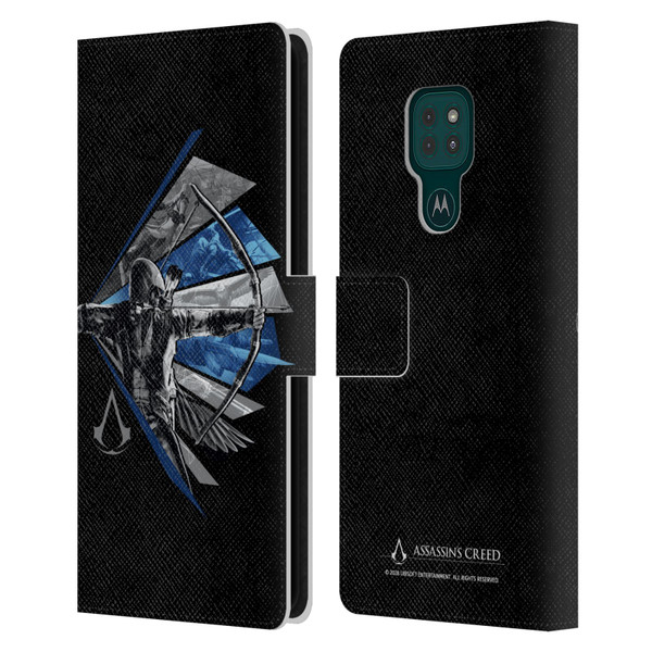 Assassin's Creed Legacy Character Artwork Bow Leather Book Wallet Case Cover For Motorola Moto G9 Play