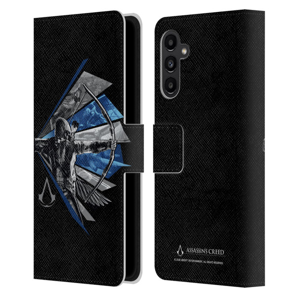 Assassin's Creed Legacy Character Artwork Bow Leather Book Wallet Case Cover For Samsung Galaxy A13 5G (2021)