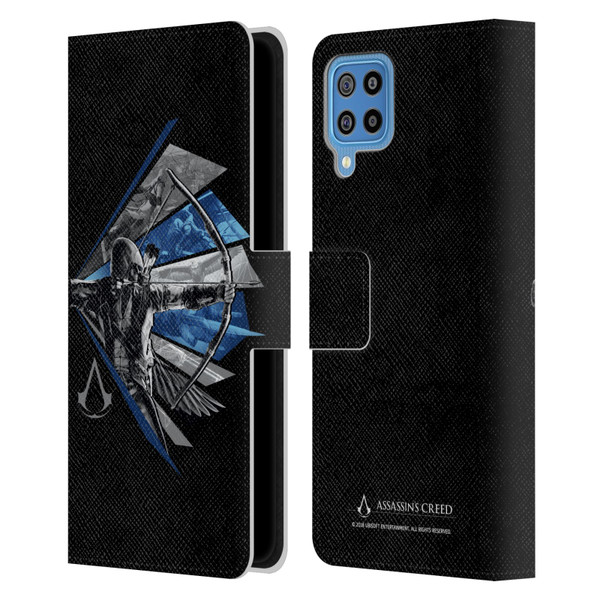 Assassin's Creed Legacy Character Artwork Bow Leather Book Wallet Case Cover For Samsung Galaxy F22 (2021)