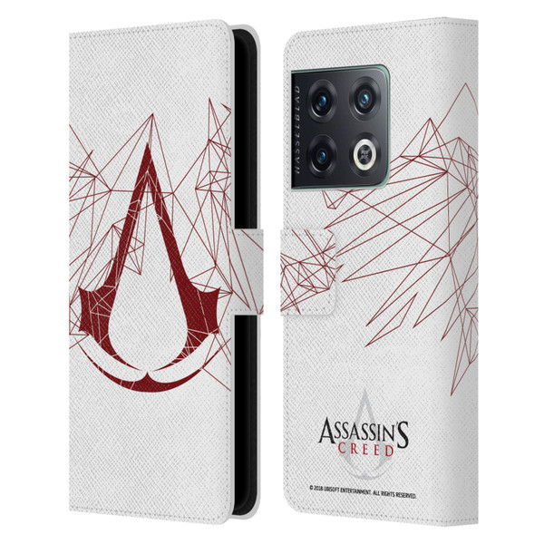 Assassin's Creed Logo Geometric Leather Book Wallet Case Cover For OnePlus 10 Pro