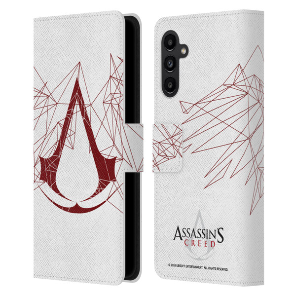 Assassin's Creed Logo Geometric Leather Book Wallet Case Cover For Samsung Galaxy A13 5G (2021)