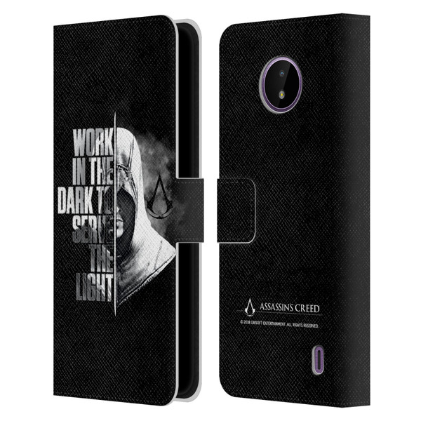 Assassin's Creed Legacy Typography Half Leather Book Wallet Case Cover For Nokia C10 / C20