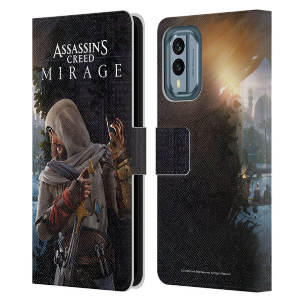 Assassin's Creed Mirage Graphics Basim Poster Leather Book Wallet Case Cover For Nokia X30