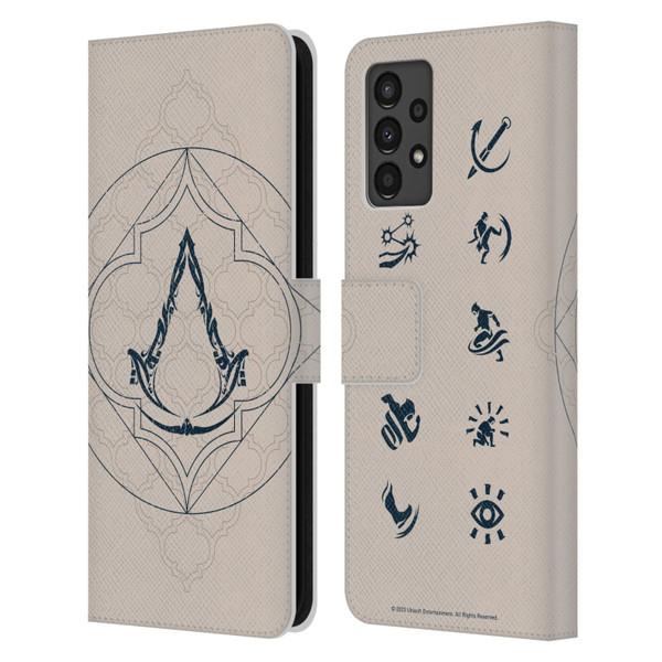 Assassin's Creed Mirage Graphics Crest Leather Book Wallet Case Cover For Samsung Galaxy A13 (2022)